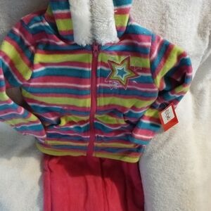 Kidgets Colorful Striped Kids Matching Set